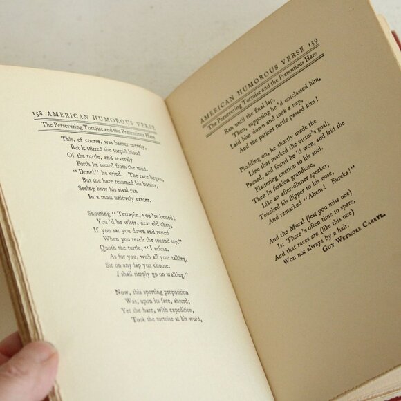 Vintage 1900s Book, A Book of American Humorous Verse, Poetry, Duffield & Compan - Picture 9 of 10